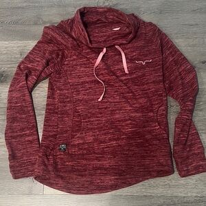 Women's Kimes Ranch Maroon Cowl Neck Top